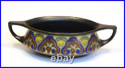 Jardinière Céramique Gouda Holland Art Déco Signé Ca 1930
