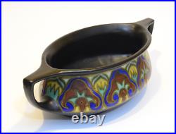 Jardinière Céramique Gouda Holland Art Déco Signé Ca 1930