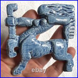 Jean Mayodon (1893-1967) 6 Elements Decoratifs En Ceramique Art Deco Mythologie