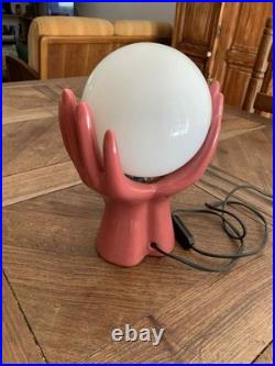 Jolie lampe ART DECO en forme de mains
