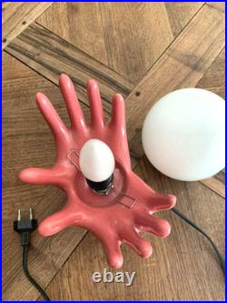 Jolie lampe ART DECO en forme de mains