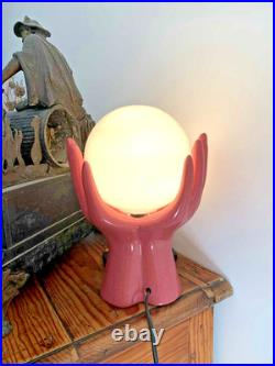 Jolie lampe ART DECO en forme de mains