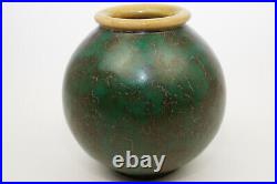 LOUIS LOURIOUX (1874-1930) céramique art deco VASE EN GRES