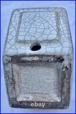 Lampe Céramique Craquelé Art Deco 1925