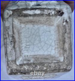 Lampe Céramique Craquelé Art Deco 1925