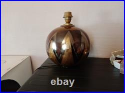 Lampe Céramique Dans Le Style Jean Yves Lemonnier. Non Signé