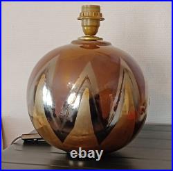 Lampe Céramique Dans Le Style Jean Yves Lemonnier. Non Signé