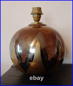 Lampe Céramique Dans Le Style Jean Yves Lemonnier. Non Signé
