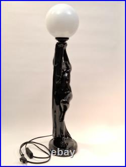 Lampe Ceramique Style Art Deco Femme Nue Luminaire Erotique Lampe Ceramique Style Art Deco Femme Nue Luminaire Erotique