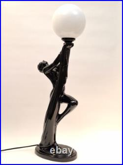 Lampe Ceramique Style Art Deco Femme Nue Luminaire Erotique Lampe Ceramique Style Art Deco Femme Nue Luminaire Erotique