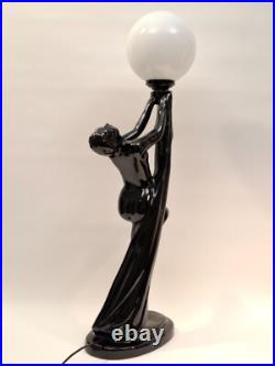 Lampe Ceramique Style Art Deco Femme Nue Luminaire Erotique Lampe Ceramique Style Art Deco Femme Nue Luminaire Erotique