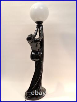Lampe Ceramique Style Art Deco Femme Nue Luminaire Erotique Lampe Ceramique Style Art Deco Femme Nue Luminaire Erotique