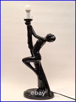 Lampe Ceramique Style Art Deco Femme Nue Luminaire Erotique Lampe Ceramique Style Art Deco Femme Nue Luminaire Erotique