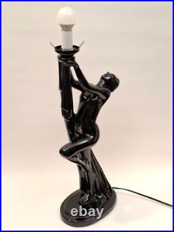 Lampe Ceramique Style Art Deco Femme Nue Luminaire Erotique Lampe Ceramique Style Art Deco Femme Nue Luminaire Erotique
