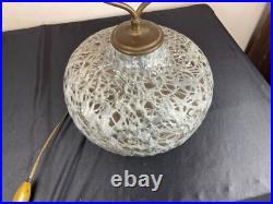 Lampe Céramique à Émail Crispé LA CHARENTAISE Art Déco 1930