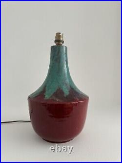 Lampe Félix Gete / Céramique Art Déco CAB / TBE 29cm