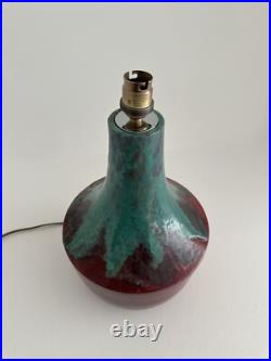 Lampe Félix Gete / Céramique Art Déco CAB / TBE 29cm