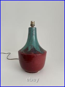 Lampe Félix Gete / Céramique Art Déco CAB / TBE 29cm
