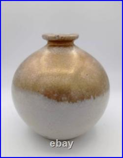 Lampe céramique or Art déco Brisdoux Bonny