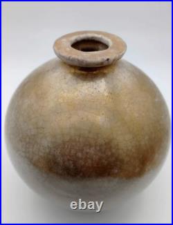 Lampe céramique or Art déco Brisdoux Bonny