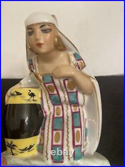 Lampe veilleuse art déco Orientaliste Limoge 1920/1930