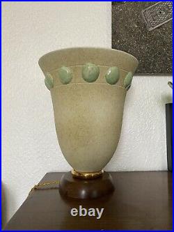 Lampes Vasques Art Deco en céramique