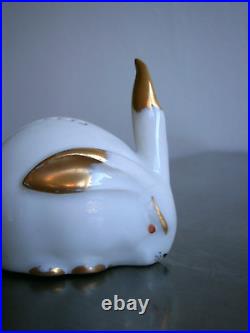 Lapin E. M. Sandoz T. Haviland Porcelaine Art déco Céramique animalière 1930