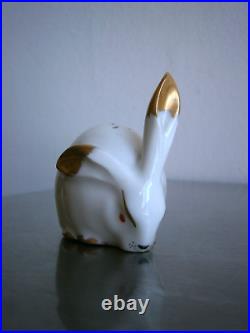 Lapin E. M. Sandoz T. Haviland Porcelaine Art déco Céramique animalière 1930