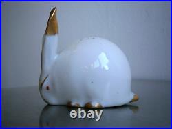 Lapin E. M. Sandoz T. Haviland Porcelaine Art déco Céramique animalière 1930
