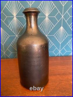 Lot 3 Céramiques Keramos Sèvres Signée Coupe Vide-poche Vase Noir Rouge Art Déco