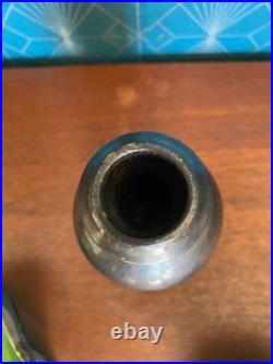 Lot 3 Céramiques Keramos Sèvres Signée Coupe Vide-poche Vase Noir Rouge Art Déco