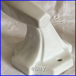 Lot de 3 patères murales art déco anciennes porcelaine céramique ACC-7346