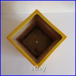 N2211 Cache-pot céramique terre cuite vernissée vintage art nouveau déco XXe PN
