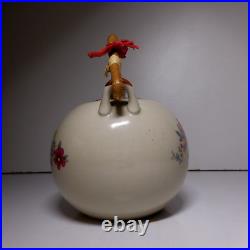 N23.591 théière Feng Cheng céramique porcelaine grès fleur art déco table Chine
