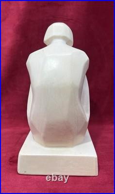 Octave Larrieu Sculpture Statue Objets Craquele Art Deco Tarbes Pyrennees 1930