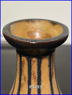 Odetta HB Quimper Petit vase Art deco ceramique bretonne Grès émaillé H 15 cm