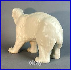 Ours Blanc Polaire En Ceramique Epoque Art Deco (cerabel Baudour)