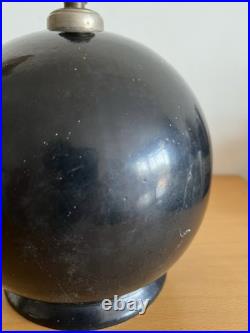 PIED DE LAMPE Boule Céramique SLOVAQUIE Art Déco 1930