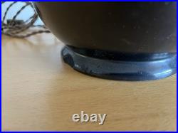 PIED DE LAMPE Boule Céramique SLOVAQUIE Art Déco 1930