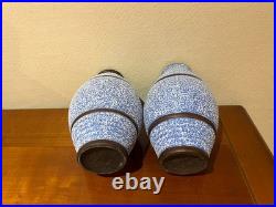 Paire De Vases Art Deco Signes Odyv -numero 565