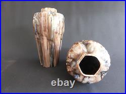 Paire De Vases Art Deco Thulin Belgium Art Potery Vintage Ceramique