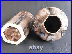 Paire De Vases Art Deco Thulin Belgium Art Potery Vintage Ceramique