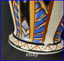 Paire de vase Art Déco Auguste MOUZIN Modèle 207 decor 724