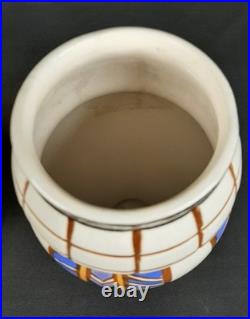 Paire de vase Art Déco Auguste MOUZIN Modèle 207 decor 724