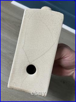 Paire serre livres céramique craquelé Art deco Fontinelle Larrieu Geo Martel