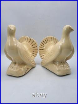 Paire serre-livres céramique d'art de Bordeaux CAB colombes Art Déco Paire serre-livres céramique d'art de Bordeaux CAB colombes Art Déco