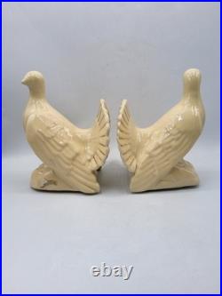 Paire serre-livres céramique d'art de Bordeaux CAB colombes Art Déco