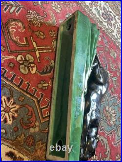 Panthère À L'affût Grande Céramique Émaillée Art Déco 58,5x27,5x12 Signée B État