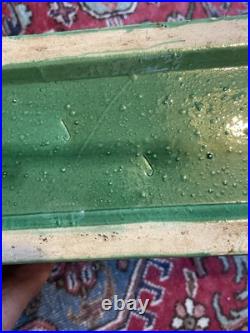 Panthère À L'affût Grande Céramique Émaillée Art Déco 58,5x27,5x12 Signée B État