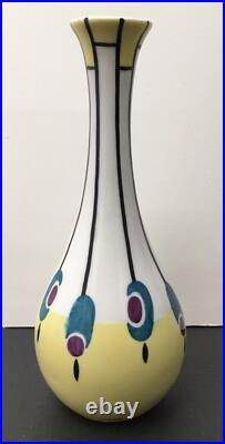 Petit Vase Céramique Soliflore Art Déco Liane Henri Delcourt Boulogne sur Mer